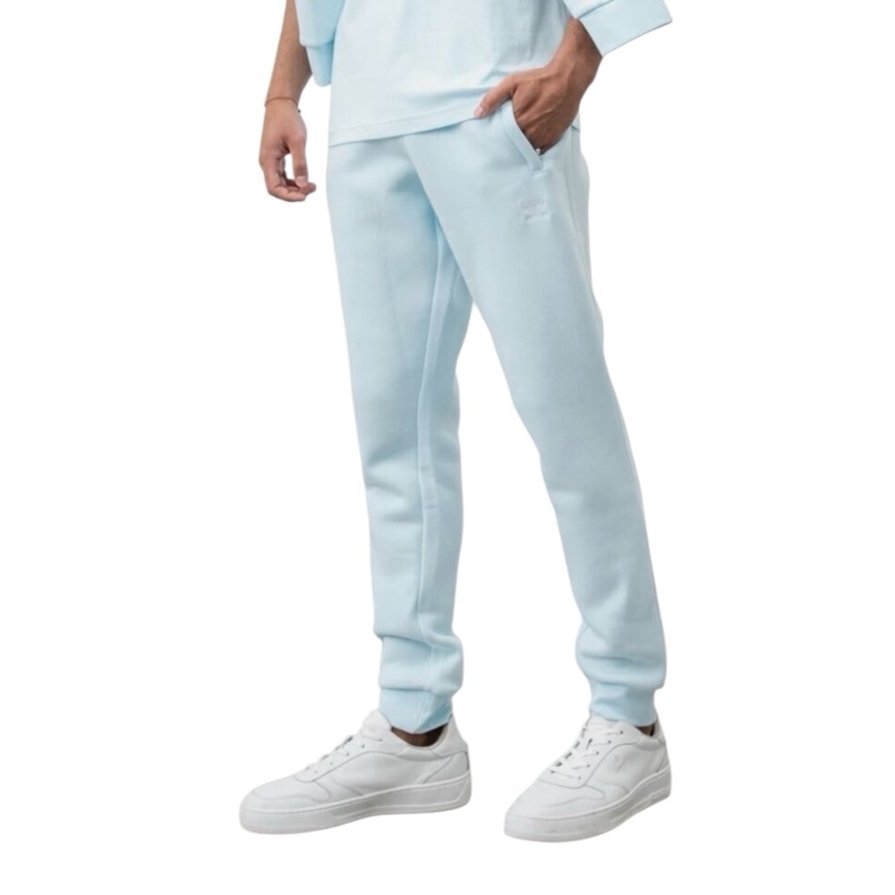 Adidas Essentials Trefoil Joggers In Sky Blue Size Medium -- Super Comfy!!!